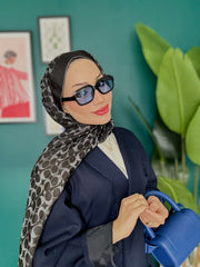 Coach Desen İpek Kaşmir Çift Taraflı Şal 39210 - Antrasit - Organic ScarfsOrganic Scarfs