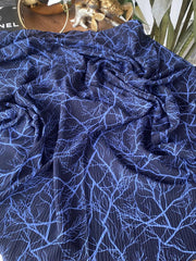 Dal Desen Mio Cazz Eşarp 44120 - Saks - Organic ScarfsOrganic Scarfs