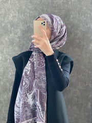 Etro Etnik Desen Pamuk Soft Şal 36631 - Erik Çürüğü - Organic ScarfsOrganic Scarfs