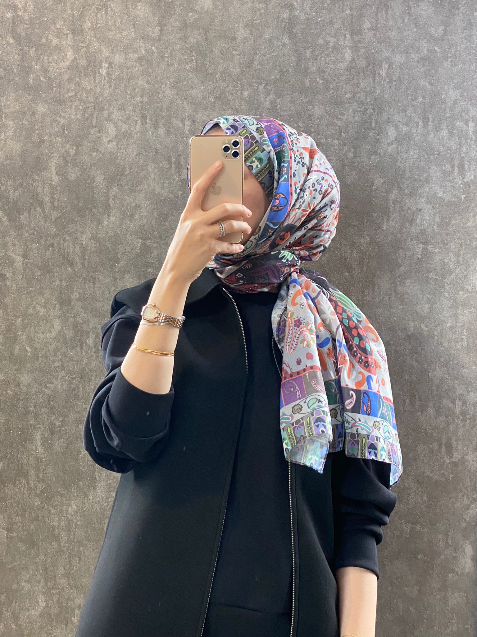 Etro Etnik Desen Pamuk Soft Şal - 852085 - krem - Organic ScarfsOrganic Scarfs
