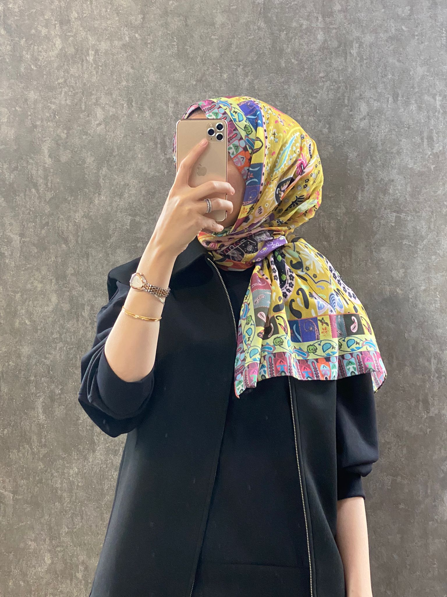 Etro Etnik Desen Pamuk Soft Şal - 852085 - sarı - Organic ScarfsOrganic Scarfs