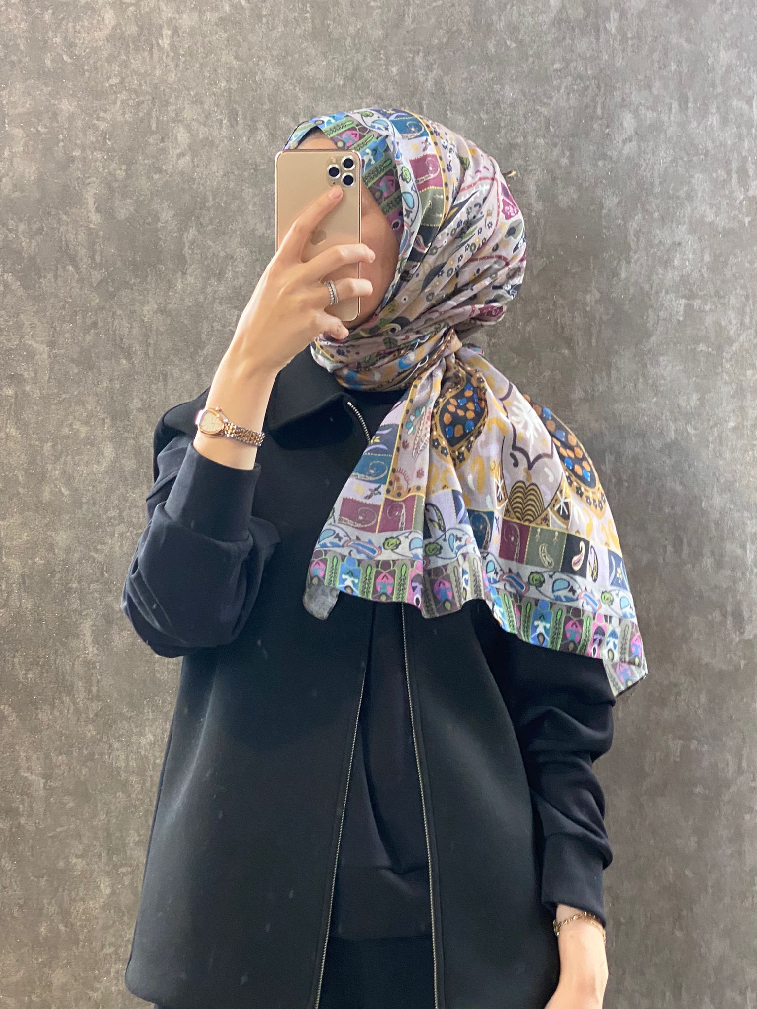 Etro Etnik Desen Pamuk Soft Şal - 852085 - vizon - Organic ScarfsOrganic Scarfs