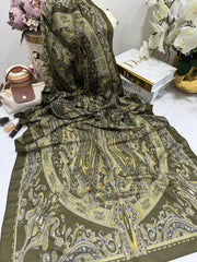 Etro Pamuk İpek Şal 52340 - Fıstık - Organic ScarfsOrganic Scarfs