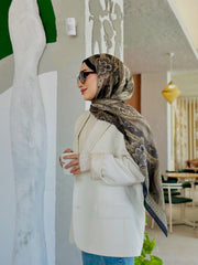 Etro Pamuk İpek Şal - 987654 Asker Yeşili - Organic ScarfsOrganic Scarfs