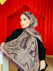 Etro Pamuk İpek Şal - 987654 Erik Çürüğü - Organic ScarfsOrganic Scarfs