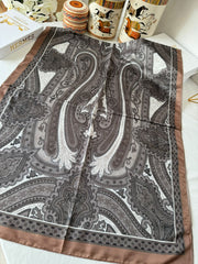 Etro Pamuk İpek Şal - 987654 MOCHA/KAHVE - Organic ScarfsOrganic Scarfs