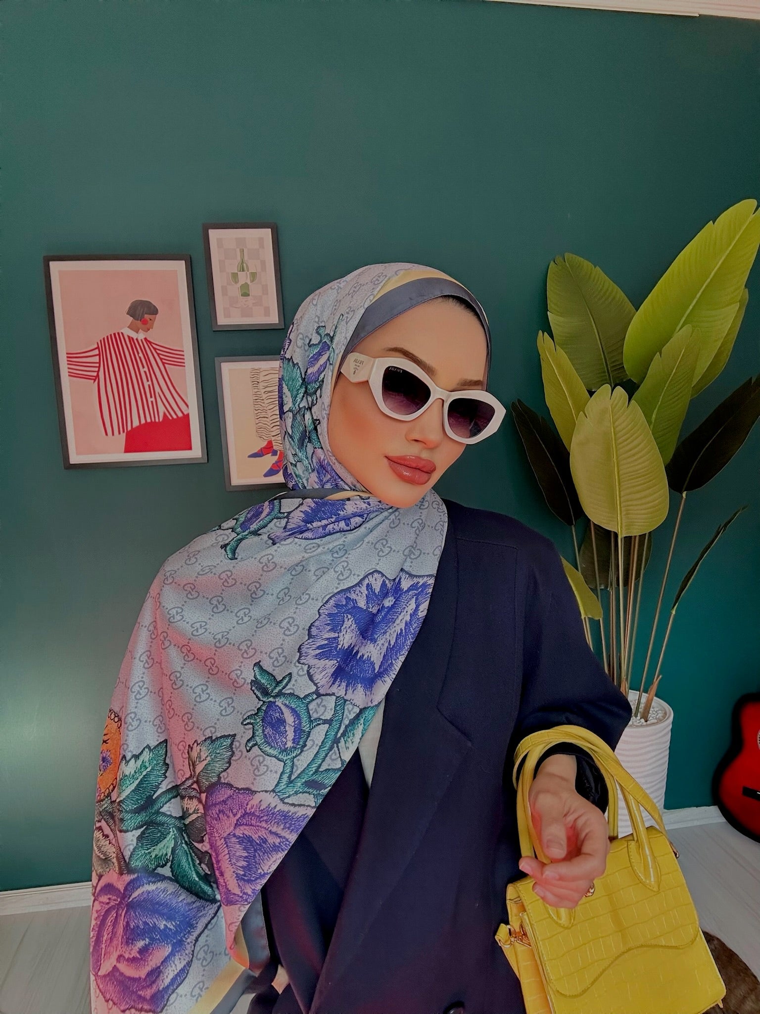 Gucci İthal Twill İpek Şal - Organic ScarfsOrganic Scarfs