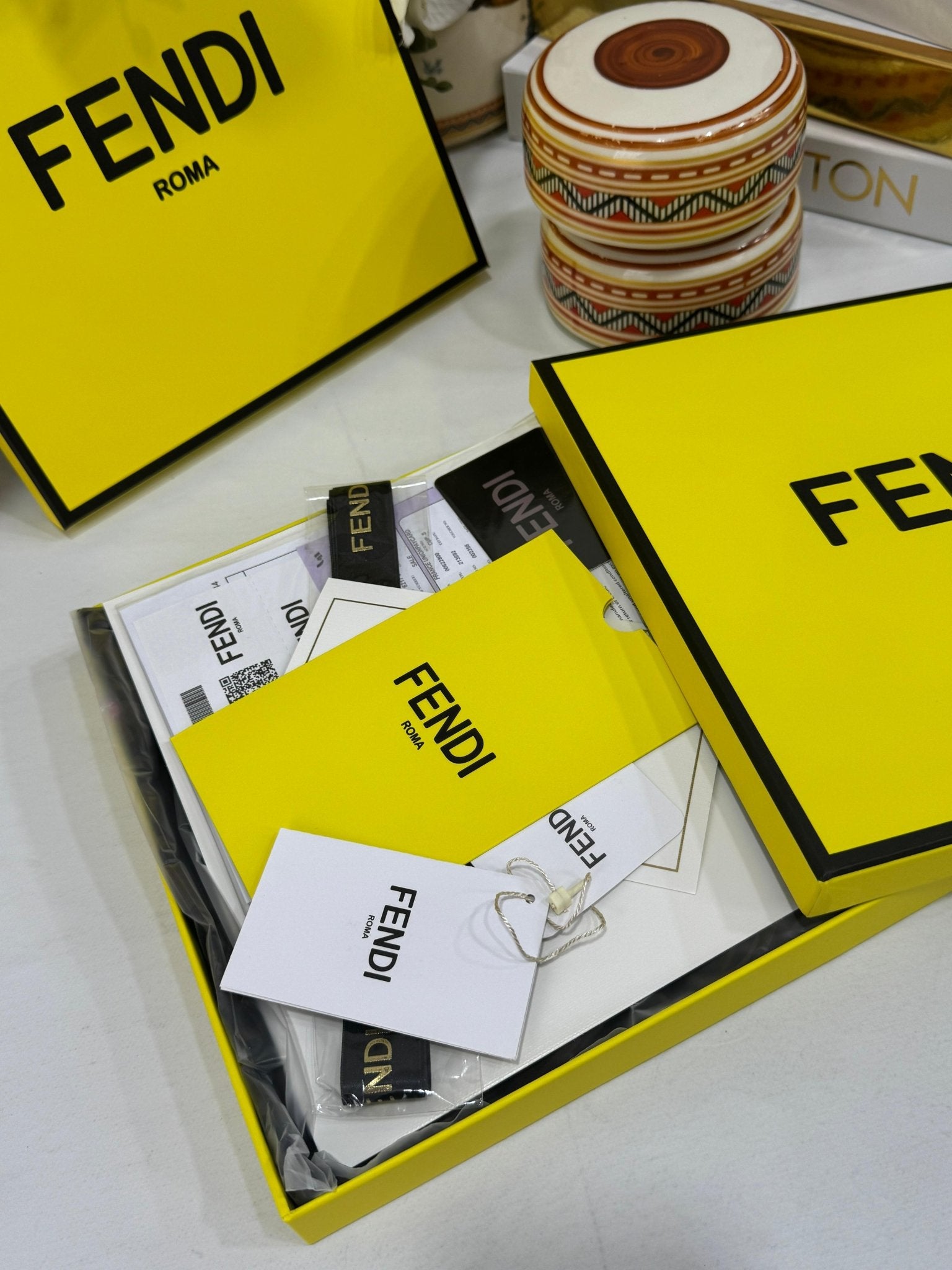 İTHAL A+ Fendi Yün İpek Çift Taraflı Marka Şal 87478 - Bordo - Organic ScarfsOrganic Scarfs