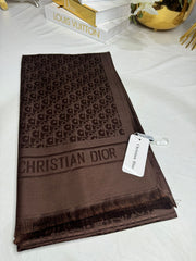 İthal Dior Kaşmir İpek Şal 49103 - Acı Kahve - Organic ScarfsOrganic Scarfs