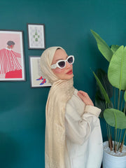 İthal Dior Kaşmir İpek Şal 49103 - Gold - Organic ScarfsOrganic Scarfs