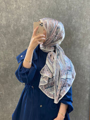İTHAL ETRO DESEN NEW VUAL İPEK ŞAL 44344 - Pudra pembe - Organic ScarfsOrganic Scarfs
