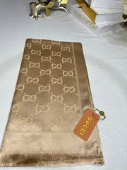 İthal G Kaşmir İpek Şal 49102 - Bej - Organic ScarfsOrganic Scarfs