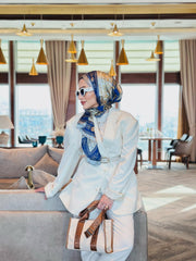 İTHAL VUAL %100 İPEK ŞAL - 78963 saks/altın - Organic ScarfsOrganic Scarfs
