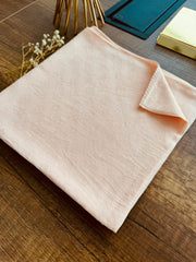 LV Krep Kraş Jakar Eşarp 50971 - Somon - Organic ScarfsOrganic Scarfs