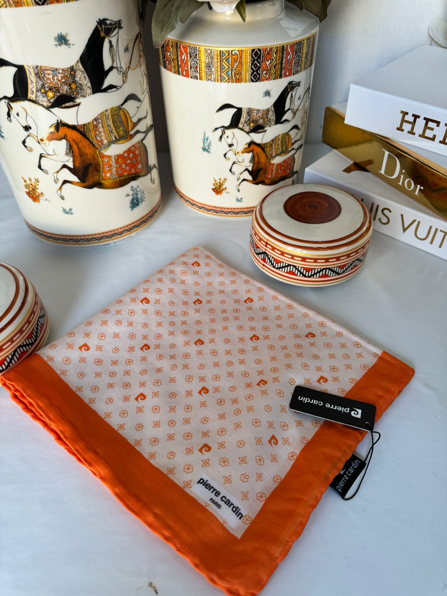 Pier Cardin Pamuk Soft Eşarp - Turuncu - Organic ScarfsOrganic Scarfs