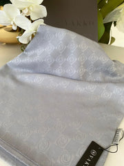 Vakko Cotton Jakar Şal - Gri - Organic ScarfsOrganic Scarfs