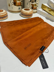 Vakko Cotton Jakar Şal - Karamel - Organic ScarfsOrganic Scarfs