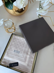 Vakko Desen Pamuk Soft Eşarp - Latte - Organic ScarfsOrganic Scarfs