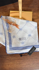 Vakko Nokta Desen Eşarp 87359 - Bebe Mavisi - Organic ScarfsOrganic Scarfs